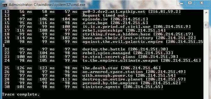 tracert